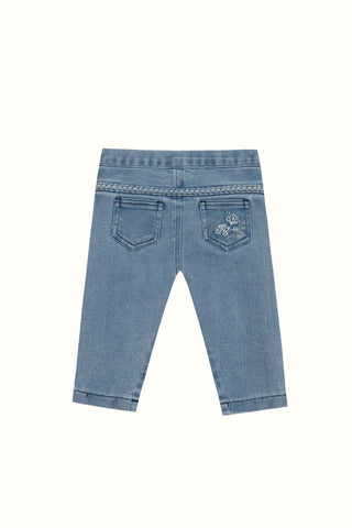 Baby Girl Light Blue Denim Jeans

