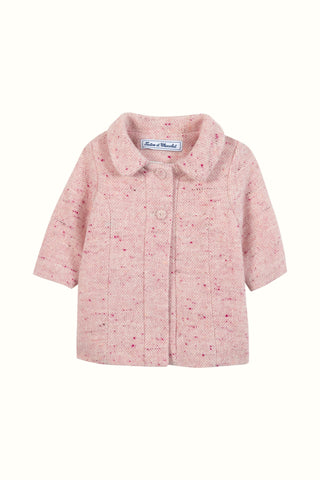 Pale Pink Wool Coat
