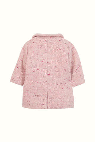 Pale Pink Wool Coat
