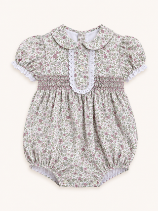 Lila Handsmocked Romper (3 18mths)
